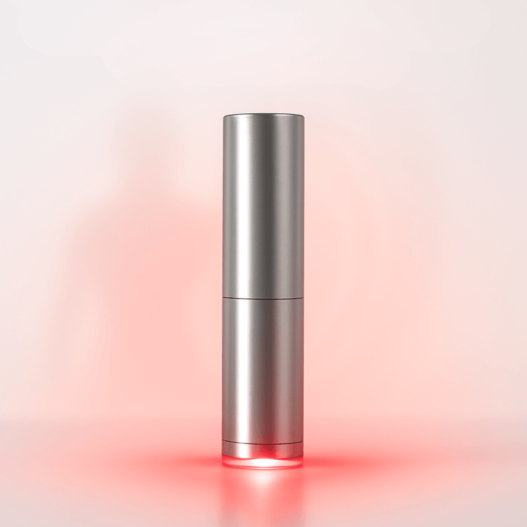 RadiBeam RB3 vertical, lens glowing red